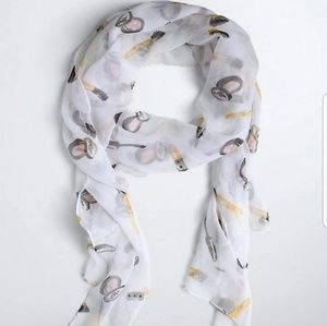 *SOLD* on Merc Torrid Chiffon Makeup Print Scarf